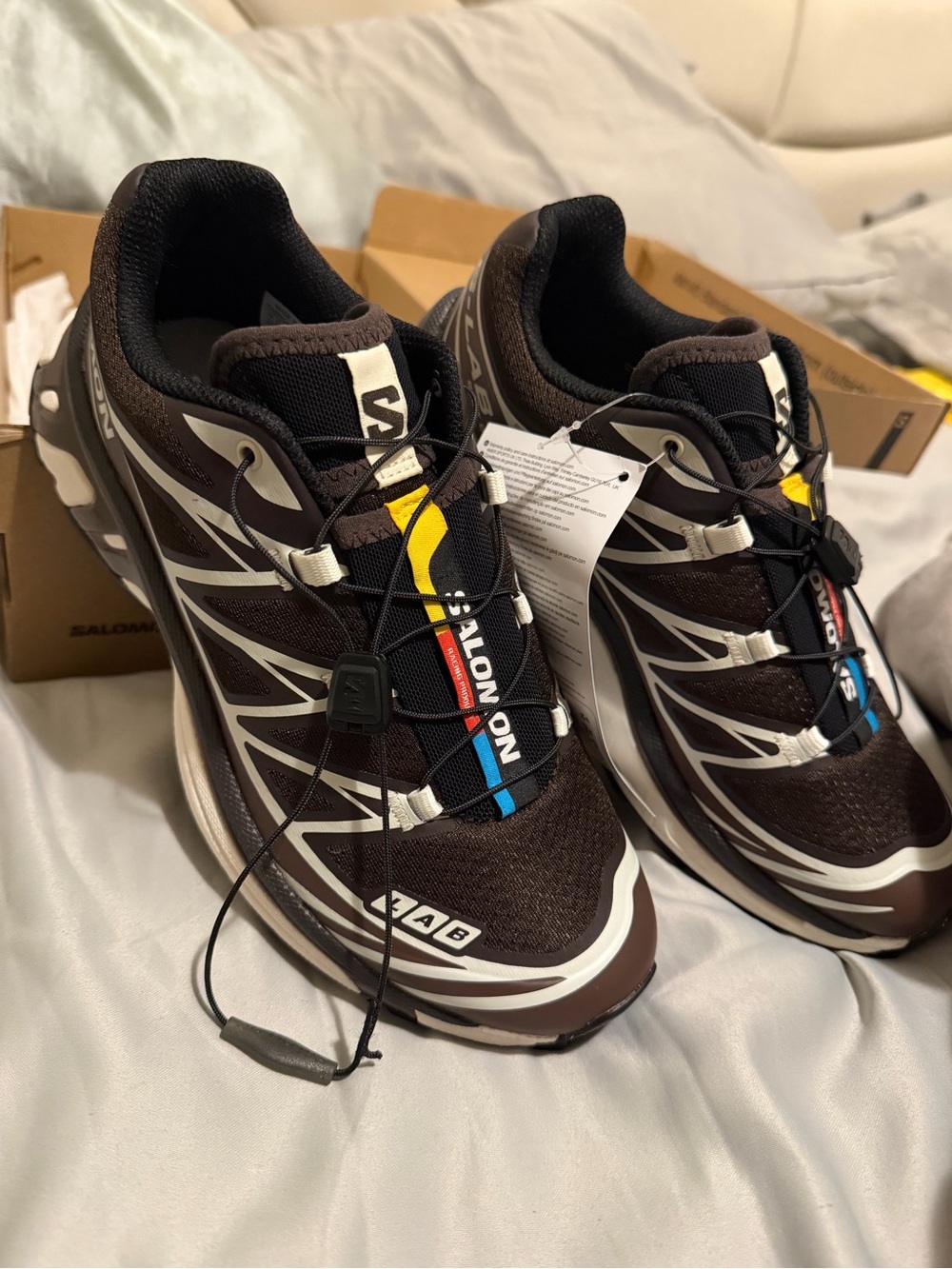 Salomon Black coffee/french roast/vanilla ice shoes unisex - Picture 2 of 4